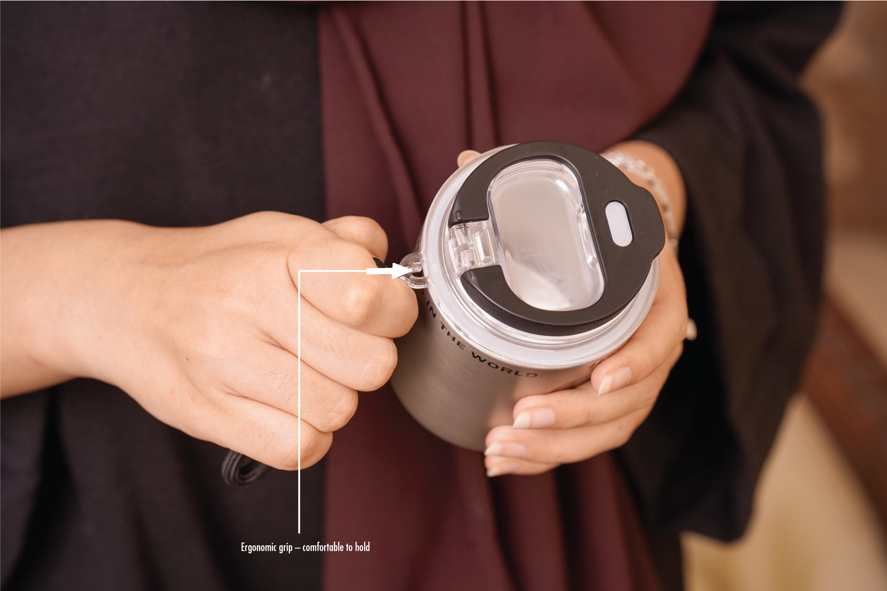 2 in 1 Insulated Bottle - Image 2