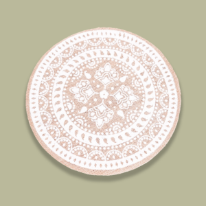 Block Print Cane Mat